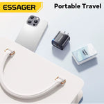 LinkMejor ES-CD52 30W 1-Port USB PD Charger USB-C PD3.0 QC3.0 FCP SCP BC1.2 iP2.4A Fast Charging Wall Charger Adapter EU Plug for iPhone 16 16 Pro 15 14 13 Pro Max for Huawei Pura 80 Ultra for Xiaomi MIX Flip 2