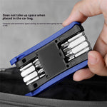 LinkMejor Bike Multi Mini Folding Repair Tool Portable Chain Splitter Cutter HexSpoke Wrench Screwdriver Multitool Portable Tire Repair Tool
