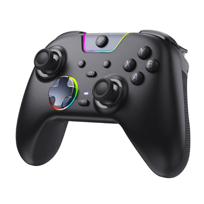 LinkMejor X05pro Tri-mode Gaming Controller with Dual Hall Triggers RGB Effects Joystick Gamepad Four-zone Vibration Feedback 1KHz Polling Rate 1000mAh Video Game Controller