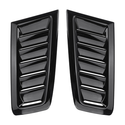 Car RS Style Bonnet Vents Universal Glossy BlackFor Ford Focus MK2