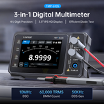 LinkMejor TMP-610 TMP-610S Handheld Digital Multimeter Oscilloscope 3-in-1 with Signal Generator Bluetooth App Control 10MHZ 48MSa/s 60000 Counts Electrical Tester DMM Scope Meter