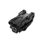 LinkMejor N602 WiFi FPV with Electric Adjustment HD Dual Camera Optical Flow Positioning Foldable RC Drone Quadcopter RTF