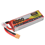 LinkMejor 11.1V 4000mAh 100C 3S LiPo Battery XT60 Plug for RC Drone