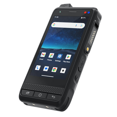LinkMejor F400 Zello POC Walkie Talkie Global 4G Rugged PDA Android 15.0 4-Inch 4GB+64GB 2.5W Loudspeaker 4350mAh PoC SOS Button NFC Two-way Radio