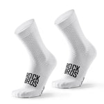 LinkMejor ROAD TO SKY Breathable Sport Professional Cycling Socks High Elastic Comfy Shock Absorbing Middle Tube Bike Socks