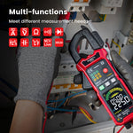 LinkMejor Direct KAIWEETS 602 Digital Clamp Meter AC/DC 600V 600A HD Color Screen Intelligent Mode Precision Tool for Safe Measurements