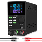 LinkMejor SPPS-D-232 0~300V/0~10A Power Display USB 5V2A Color LCD Numeric Display 4 Group Memory Function Power On/Off Button Encoder Adjustment USB+232 Communication Interface