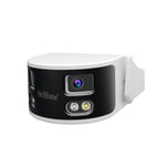 SriHome SH070 4MP Dual Lens WIFI Security Camera 180 degrees Wide Angle Night Vision Two Way Audio IP66 Waterproof Surveillance Camera for Outdoor