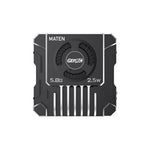 GEPRC MATEN 2.5W VTX PRO 5.8GHz 48CH FPV Transmitter Support Pit/25/200/600/1600/2500mW, IRC Tramp, Built-in Mic, Active Fan, CNC Aluminum, MMCX, 7-36V, 5V 600mA Out, 20×20/30.5×30.5mm, 17g for Long-Range Drone
