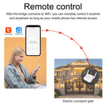 Tuya WiFi-RF Bridge Smart Roller Shutter Door Controller 433MHz Universal Remote Control for Garage Door Gate Curtain Smart Life App Timer Schedule Voice Control with Alexa Google Assistant