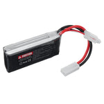 2Pcs LinkMejor 7.4V 2800mAh 25C 2S LiPo Battery Small Tamiya Plug for RC Car