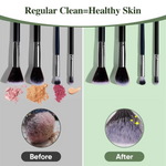 Automatic Electric Makeup Brush Cleaner Machine Automatic Makeup Brush Washer & Holder Quick Efficient for Deep Cleaning