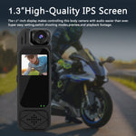 Y9 1080P Back Clip Portable Sports Camera 2K WiFi Infrared Night Vision Digital Video Recorder with 180° Rotary Lens Police Small Camcorder