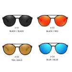 Men's Polarized Sunglasses Fashion Round Driving Sun Glasses for Unisex Classic Male Eyewear Travel Hiking Fishing Sunglasses