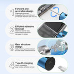 LinkMejor LG2 Gear Glue Remover Five-Speed Forward/Reverse Rotation One-Touch Start Electric Adhesive Removal Tool For Phone Screen Repair