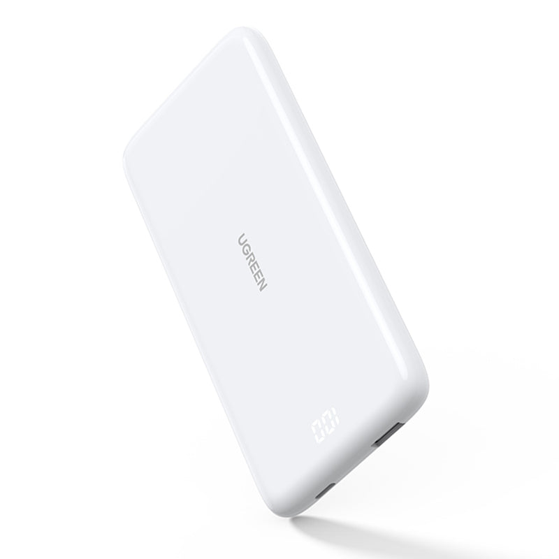 Ugreen PB200 20W 37Wh 10000mAh Power Bank LED Digital Display External Battery Power Supply with 1 Input & 2 Outputs Fast Charging for iPhone 16 16 Pro 15 14 13 Pro Max for Huawei Mate XT for Xiaomi 15pro for Switch for Apple Watch