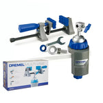LinkMejor Multi-Vise Portable Vise Removable Jaws 360° Rotation 50° Tilt Bench Clamp Rotary Tool Holder