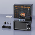 Industrial Endoscope ES01 4.3 Inch Screen 5M 1080P HD IP67 Waterproof Video Inspection Camera Cable Rechargeable Battery
