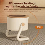 Tevorex Portable Desktop Heater Fast-Heating & Ultra-Quiet Personal Space Heater with Energy-Saving and Safety Protection for Home & Office