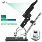 AD209 10" Digital Microscope 3X-200X Magnification 1080P adjustable LCD display for soldering Microscope Repai