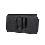PU Leather Magnetic Buckle Flip Phone Bag Waist Belt Cards Case Pouch for Daily Outdoor Use