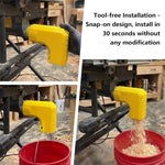 Table Saw Dust Collection Adapter Compatible with DWE7485 High-Performance Polymer Compact Design On Installation Enhanced Dust Control 90 Percent Sawdust Removal Efficient Workshop Tool