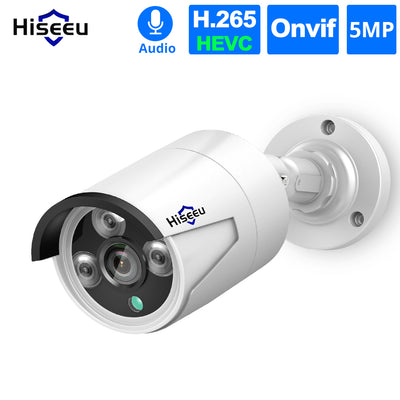 LinkMejor HB615 H.265 5MP Security IP Camera POE ONVIF Outdoor Waterproof IP66 CCTV P2P Video Camera