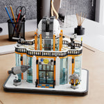 Xbert Brix 66139 RED ROCKET Restaurant Building Block Set 2447PCS 66141 Aerospace Building Block Set 1623PCS Brick Assembly Kit for Children's Gifts Creative Desktop Ornaments Toys