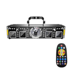 Elfeland 5-in-1 Stage Party Light DJ Disco Light with 120 Light Patterns LED Par Magic Ball, UV Blacklight & Gold Strobe for Party Festival Club Halloween