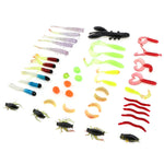 LinkMejor 88pcs Colorful Mixed Fishing Lure Sets Hard Baits/Soft Simulation Lures Artificial Bait With Box