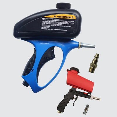 Manual Sandblasting Gun Ergonomic Design with Stainless Steel Nozzle Quick Connect for Precise Rust Removal and Surface Preparation