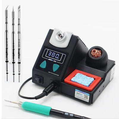 LinkMejor A5 210 Soldering Station Compatible with JBC Soldering Iron Tips Powerful 120W Max Wide Temperature Range AC 220V/AC 110V Input Voltage Ideal for Precision Electronics Repair and Assembly