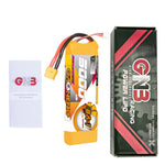 LinkMejor GNB 7.4V 5000mAh 40C 2S LiPo Battery T Plug / XT60 Plug for 1/10 and 1/8 scale RC Hobby Models RC Car Boat