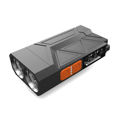 2000LM High Brightness Outdoor LED Flashlight with Sidelight Multi Light Source Strong Light Long-Range Emergency Charging Treasure Home Work Lighting Portable LED Torch