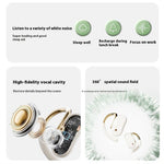 RemaxOpenBuds KF01 TWS Earbuds bluetooth 5.4 Earphone 14.2mm Moving Coil 360° Surround Stereo ENC Noise Cancelling LED Digital Display White Noise Music Liquid Silicone Earhooks Sports Headphone