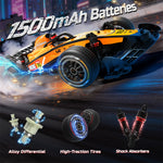 LinkMejor 9009E RTR 1/14 2.4G 4WD F1 Drift RC Car High Speed Formula On-Road Racing LED Light Full Proportional Control Metal Drive Shaft Vehicles Models Toys