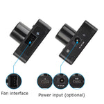 DC 24V/12V/5V PWM Speed Controller PD QC Fast Charging 4Pin PWM Efficient Cooling System Fan Governor Cooler