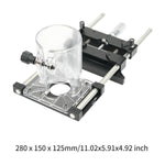 Woodworking Slotting Bracket For 65mm Trimmer 0.01mm fine adjustment Invisible Fasteners Slotting Guide Base