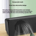 E3511 Wired bluetooth Speaker Desktop Computer Soundbar Dual 52mm Speakers Independent Volume Knob Adjustable USB Powered Speaker Soundbar