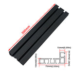 Aluminum Multi T-Track Fence Woodworking Miter Track Fence DIY T Slot Bandsaw Jig Miter Track Sliding Bracket Miter Gauge Backer
