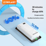 TECLAST V20 Pro 22.5W 20000mAh Power Bank with LED Digital Display External Battery Power Supply with 3 Inputs & 4 Outputs Support PD QC FCP SCP AFC Fast Charging for iPhone 17 17Pro 16 Pro Max 15 14 13 for Xiaomi 17pro for Huawei Mate XTs
