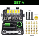 Rivet Nut Tool Kit Manual Drill Adapter Compatible with M3 M4 M5 M6 M8 M10 Aluminum Alloy Electric Gun Attachment Hex Wrench Accessories Portable