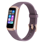 C60 1.1inch AMOLED Display Heart Rate Blood Pressure Blood Oxygen Monitor Body Temperature Record Sleep Monitoring Multi-sport Modes Music Playback 3ATM Waterproof Smart Watch