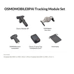 LinkMejor Osmo Mobile 8P 3-Axis Foldable Handheld Gimbal Smart Follow Multi-Subject Tracking 10H Long Battery Type-C Charging Gimbal Stabilizer for Smartphone Vlog Video Photography
