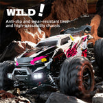 LinkMejor SG618 MAX RTR 1/16 2.4G 4WD 80km/h Brushless RC Car LED Light Off-Road Climbing Truck High Speed Full Proportional Control Metal Differential Drive Shaft Vehicles Model Toys