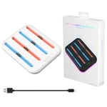 LinkMejor LinkMejor-NS2303 Switch2 Joy-Con 4 in 1 Charging Dock Type-C Fast Charging LED Indicators RGB Lighting Left and Right Handle Charger Stand Gaming Accessories