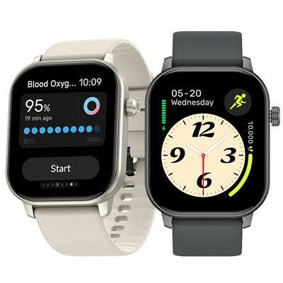Zeblaze GTS 3 GPS 2.01inch HD Screen 3ATM Waterproof bluetooth Call Heart Rate Blood Oxygen Monitor Sleep Monitoring Stress Tracking Breathing Exercise HRV Function Women's Headlth Multi-sport Modes Smart Watch