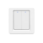 Homekit WiFi Smart Light Wall Key Switch for No Neutral Or With Neutral Line Remote Control Work with Apple HomeKit Siri Voice