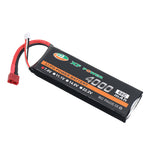 LinkMejor 7.4V 4000mAh 60C 2S LiPo Battery T Deans Plug for RC Drone