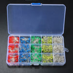 750 Pcs 3mm LED Diode Yellow Red Blue Green White Assortment Light DIY Kit